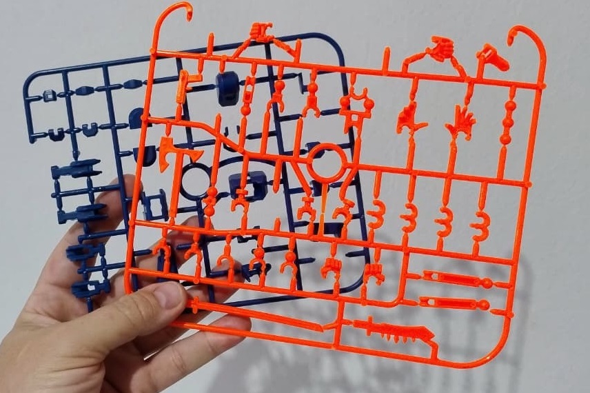 Boneco Multi Articulado - Azul Laranja - Imagem 8