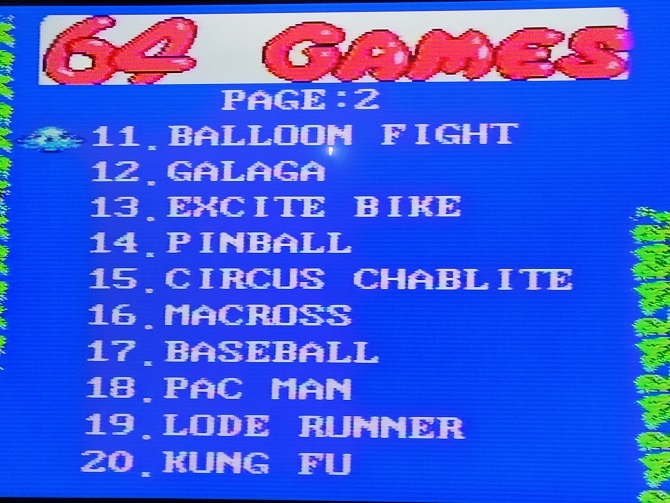 Cartucho NES 64 jogos original preto - Imagem 5