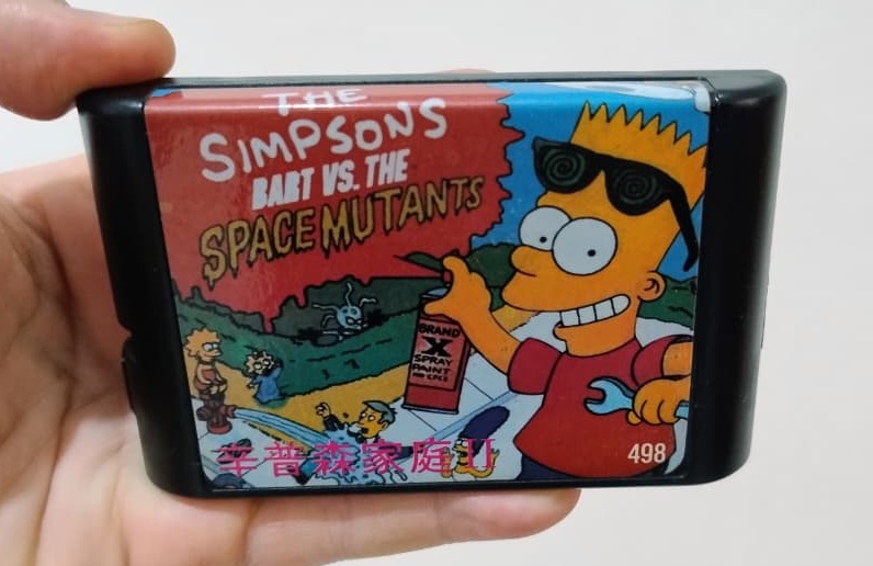 Bart vs Space Mutants Mega Drive paralelo