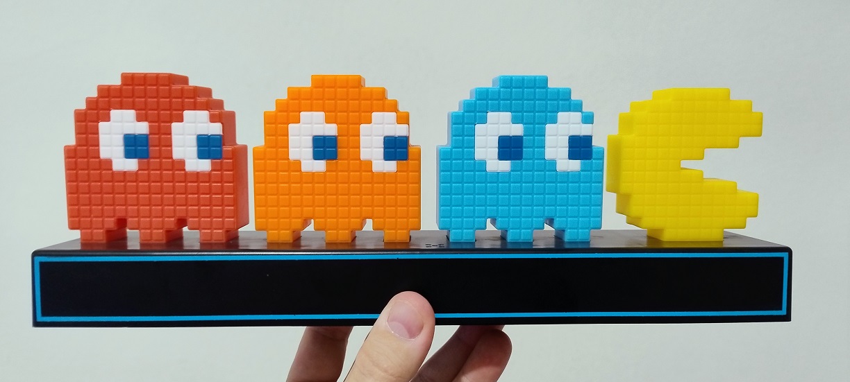 Luminária Pacman e Fantasmas