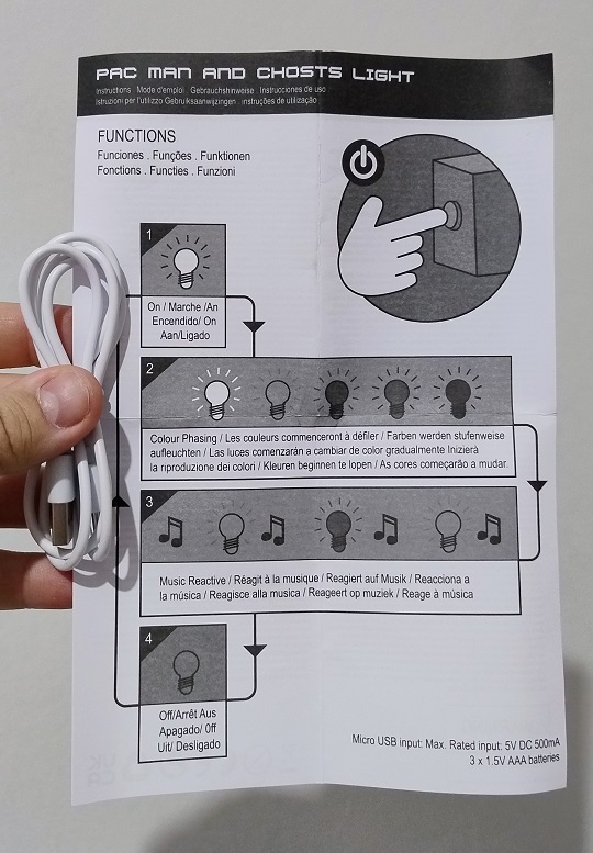 Luminária Pacman e Fantasmas - Imagem 8
