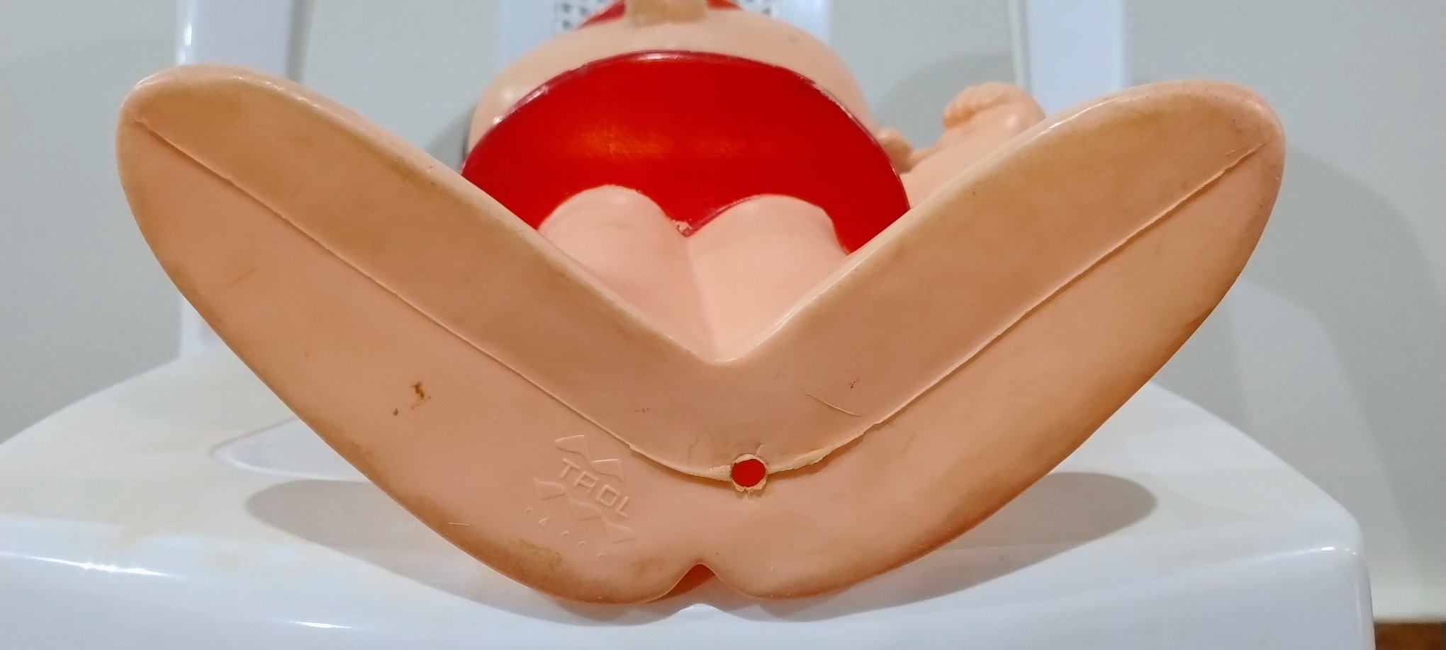 Mônica antiga de plástico 30cm - Imagem 5